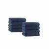 Hot Sale 💯 Coupon 🎁 Signature 8 pcs Denim Turkish Cotton Wash Towels by Enchante Home 🥰 😍