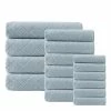 Deals 🤩 Outlet ✨ Gracious 16-Pieces Green Turkish cotton Towel Set by Enchante Home 🤩 🎉