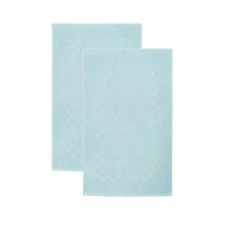 Buy 🎁 New 🎉 Gracious 2-Pieces Green Turkish Cotton Bath Mats by Enchante Home 🔔 🔔