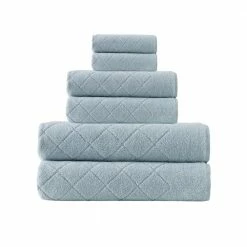 Promo 👏 New ❤️ Gracious 6-Pieces Green Turkish Cotton Towel Set by Enchante Home ✨ 🔥