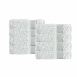 Best Sale ❤️ Brand new 🤩 Unique 8 pcs Green Turkish Cotton Hand Towels by Enchante Home 🥰 👍