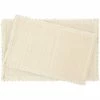 Deals 🌟 Outlet 🥰 Reversible Crochet Beaded 17 in. x 24 in./20 in. x 34 in. Bath Rug Set, Ivory by Laura Ashley 🎉 ⌛