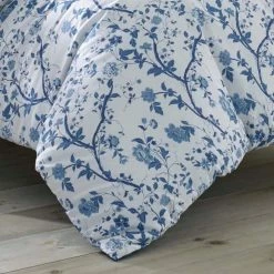 Cheapest ⌛ Best deal 👍 Elise 7-Piece Navy Blue Floral Cotton King Comforter Set by Laura Ashley 🔥 ✨ -Becky Cameron Shop laura ashley bedding sets 221646 1f 1000
