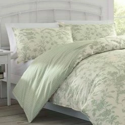 Best Sale 🔥 Wholesale 🤩 Natalie 7-Piece Green Floral Cotton Full/Queen Comforter Set by Laura Ashley ⌛ 👍 -Becky Cameron Shop laura ashley bedding sets 221648 1f 1000