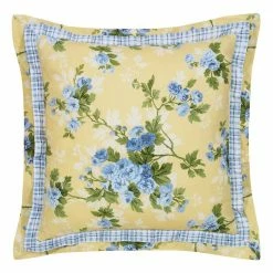 Budget 😉 Cheap 🧨 Cassidy 7-Piece Yellow Floral Cotton King Comforter Set by Laura Ashley ✨ 🔔 -Becky Cameron Shop laura ashley bedding sets ushs8k1049566 44 1000