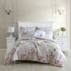 New 🥰 Discount 🎉 Ailyn 7-Piece Red Floral Cotton King Comforter Bonus Set by Laura Ashley 🎉 🔥