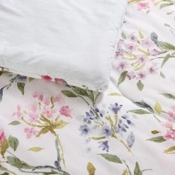 Best Sale 🎉 Deals 🔔 Meadow Breeze 7-Piece Purple Floral Cotton King Comforter Set Bonus by Laura Ashley 👏 🌟 -Becky Cameron Shop laura ashley bedding sets ushs8k1175906 1f 1000