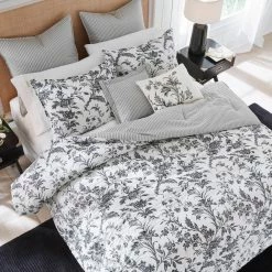 Top 10 😀 Outlet ✨ Amberley 7-Piece Charcoal Gray Cotton Full/Queen Bonus Comforter Set by Laura Ashley ⭐ 😍 -Becky Cameron Shop laura ashley bedding sets ushs8k1191280 31 1000