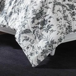 Top 10 😀 Outlet ✨ Amberley 7-Piece Charcoal Gray Cotton Full/Queen Bonus Comforter Set by Laura Ashley ⭐ 😍 -Becky Cameron Shop laura ashley bedding sets ushs8k1191280 44 1000