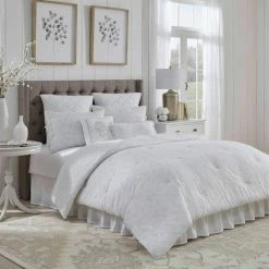 Top 10 🌟 Top 10 🎉 Cerie 5-Piece White Cotton Twin Bonus Comforter Set by Laura Ashley 🔥 👏 -Becky Cameron Shop laura ashley bedding sets ushs8k1207417 31 1000