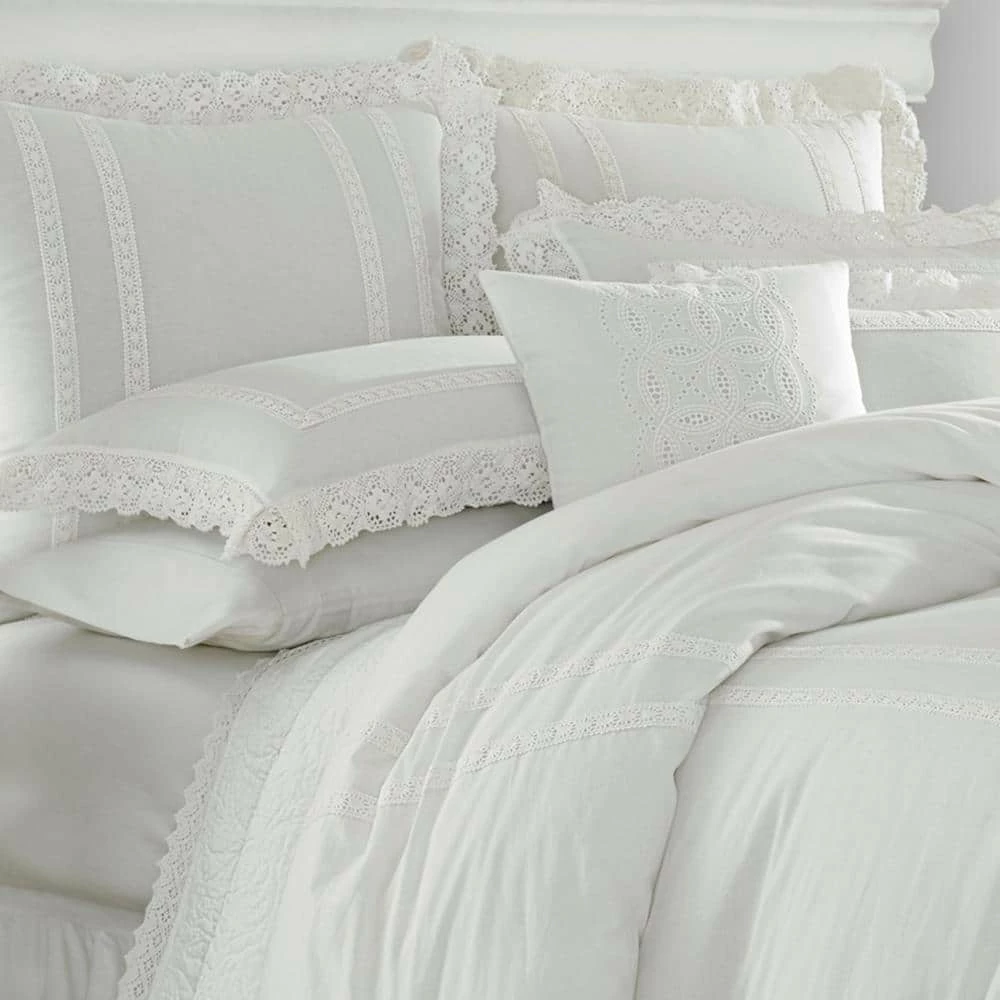 Buy ๐ฅฐ Coupon ๐ Annabella 2-Piece White Solid Cotton Twin Comforter Set by Laura Ashley ๐ ๐ฅฐ 3 Buy ๐ฅฐ Coupon ๐ Annabella 2-Piece White Solid Cotton Twin Comforter Set by Laura Ashley ๐ ๐ฅฐ - Image 3