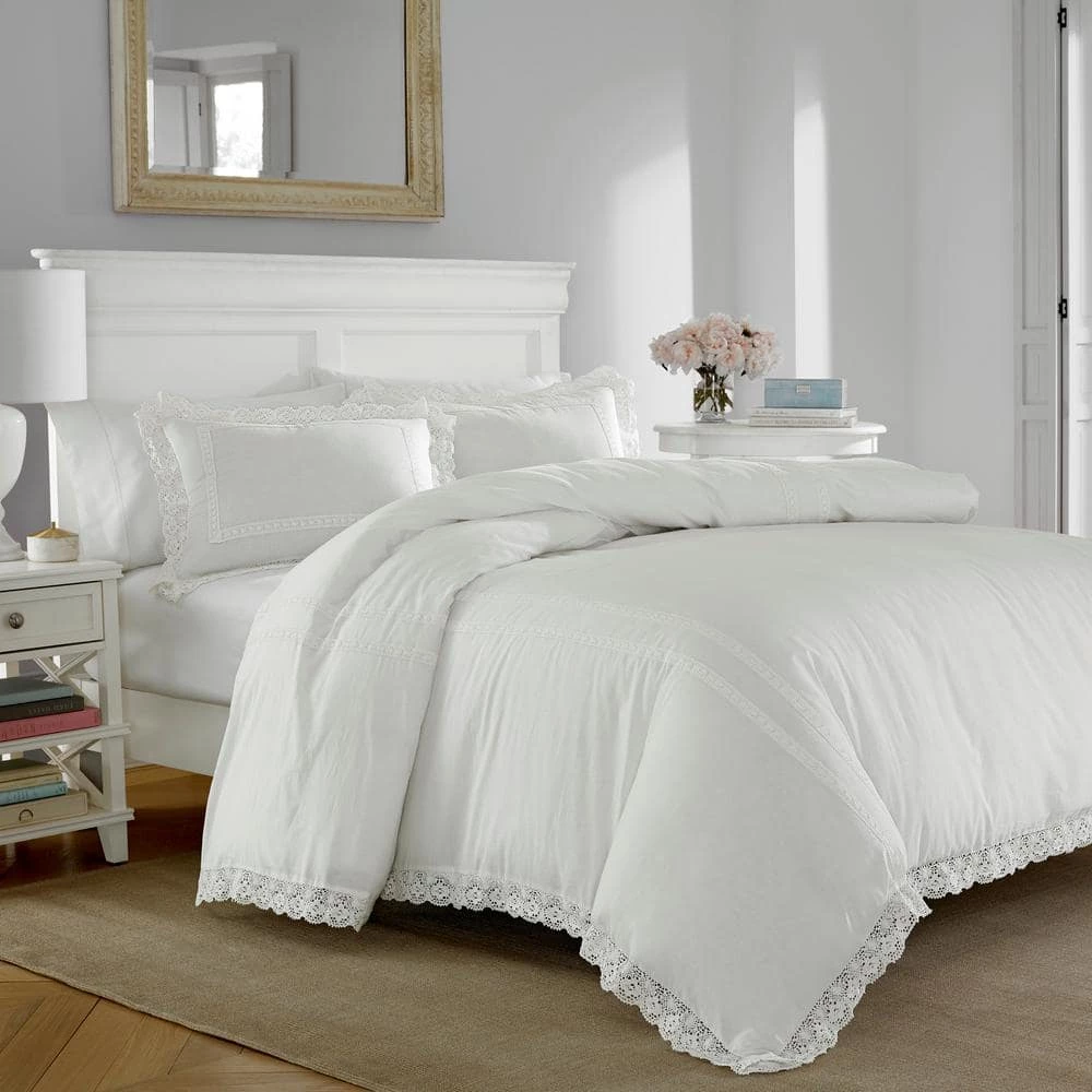 Buy ๐ฅฐ Coupon ๐ Annabella 2-Piece White Solid Cotton Twin Comforter Set by Laura Ashley ๐ ๐ฅฐ 2 Buy ๐ฅฐ Coupon ๐ Annabella 2-Piece White Solid Cotton Twin Comforter Set by Laura Ashley ๐ ๐ฅฐ - Image 2
