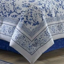 Best reviews of 🎁 Best reviews of 💯 Charlotte 3-Piece Blue Floral Cotton Full/Queen Duvet Cover Set by Laura Ashley 🧨 😍 -Becky Cameron Shop laura ashley bedding sets ushsfn1065066 1f 1000