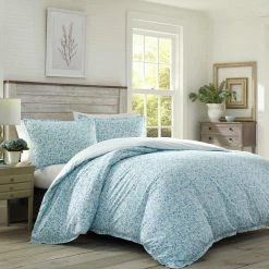Deals ✔️ Outlet 😍 Jaynie 3-Piece Blue Floral Cotton King Duvet Cover Set by Laura Ashley 😀 🥰 -Becky Cameron Shop laura ashley bedding sets ushsfn1097516 31 1000