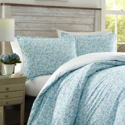 Deals ✔️ Outlet 😍 Jaynie 3-Piece Blue Floral Cotton King Duvet Cover Set by Laura Ashley 😀 🥰 -Becky Cameron Shop laura ashley bedding sets ushsfn1097516 4f 1000