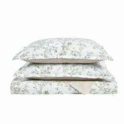 Brand new 😍 Outlet 😀 Lindy 3-Piece Green Botanical Cotton Full/Queen Duvet Set by Laura Ashley 🔔 💯 -Becky Cameron Shop laura ashley bedding sets ushsfn1184728 76 1000