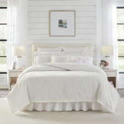 Budget ๐ Promo ๐งจ Rowland 3-Piece White Cotton Blend King Duvet Cover Set by Laura Ashley ๐ โ 15 Budget ๐ Promo ๐งจ Rowland 3-Piece White Cotton Blend King Duvet Cover Set by Laura Ashley ๐ โ -Becky Cameron Shop laura ashley bedding sets ushsfn1226060 31 1000
