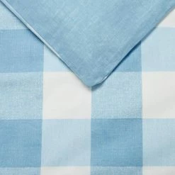 Promo 🎁 Top 10 🥰 Cynthia 3-Piece Blue Cotton King Duvet Cover Set by Laura Ashley 👍 🛒 -Becky Cameron Shop laura ashley bedding sets ushsfn1226063 1f 1000