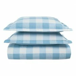 Promo 🎁 Top 10 🥰 Cynthia 3-Piece Blue Cotton King Duvet Cover Set by Laura Ashley 👍 🛒 -Becky Cameron Shop laura ashley bedding sets ushsfn1226063 fa 1000