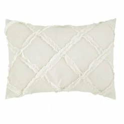 Cheapest 🧨 Best Sale ⌛ Adelina 3-Piece White Solid Cotton Full/Queen Duvet Cover Set by Laura Ashley 🌟 ⌛ -Becky Cameron Shop laura ashley bedding sets ushsfq1036702 44 1000