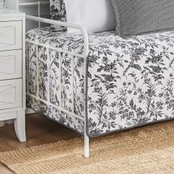 Best reviews of 🥰 Best deal ⌛ Amberley 4-Piece Charcoal Gray Cotton Bonus Daybed Set by Laura Ashley ❤️ 🔔 -Becky Cameron Shop laura ashley bedding sets ushsgj1192519 1f 1000