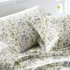 Promo 😉 Top 10 ⌛ Spring Bloom 2-Piece Blue T300 Cotton Standard Pillowcase Pair by Laura Ashley 🎁 👍 -Becky Cameron Shop laura ashley pillowcases ushshc1173620 4f 1000