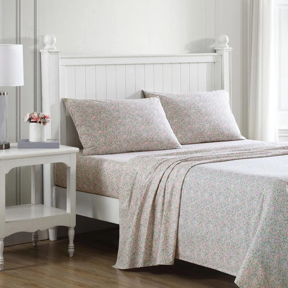 New 🤩 Best Sale ✔️ Loveston 2-Piece Pink Cotton Standard Pillowcases by Laura Ashley ❤️ ✔️ 8 New 🤩 Best Sale ✔️ Loveston 2-Piece Pink Cotton Standard Pillowcases by Laura Ashley ❤️ ✔️ - Image 8