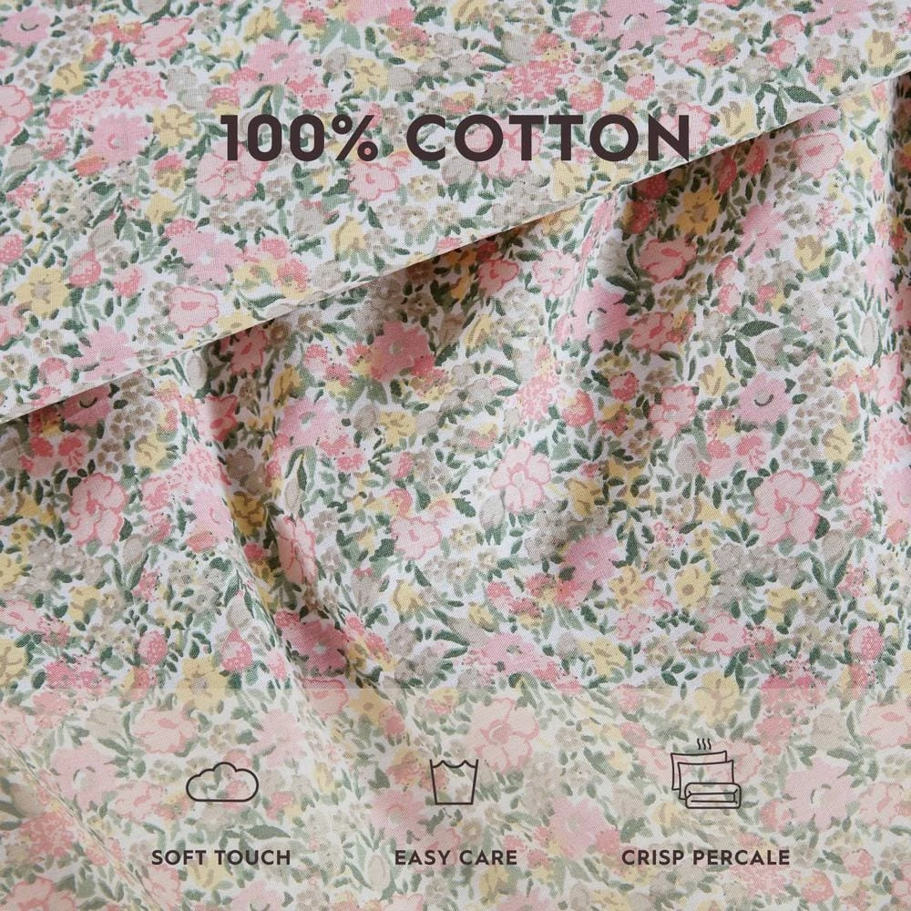 New 🤩 Best Sale ✔️ Loveston 2-Piece Pink Cotton Standard Pillowcases by Laura Ashley ❤️ ✔️ 2 New 🤩 Best Sale ✔️ Loveston 2-Piece Pink Cotton Standard Pillowcases by Laura Ashley ❤️ ✔️ - Image 2