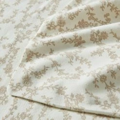 Hot Sale 🌟 Hot Sale 😉 Victoria 4-Piece Beige Floral Flannel Queen Sheet Set by Laura Ashley 🔔 🌟 -Becky Cameron Shop laura ashley sheet sets 172290 4f 1000