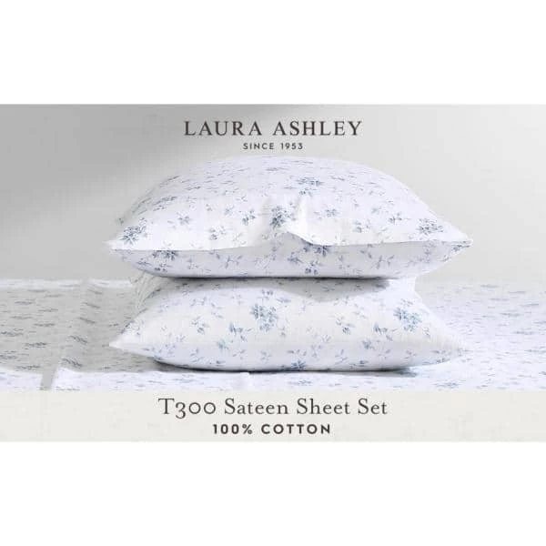 Top 10 ❤️ Cheap ⌛ Petite Fleur 4-Piece Purple Cotton Queen Sheet Set by Laura Ashley ⭐ ⭐ 4 Top 10 ❤️ Cheap ⌛ Petite Fleur 4-Piece Purple Cotton Queen Sheet Set by Laura Ashley ⭐ ⭐ - Image 4
