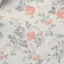 Coupon 👏 Top 10 🎉 Rosalie 4-Piece Light Pastel Gray Floral Flannel Queen Sheet Set by Laura Ashley 🎁 ✨ -Becky Cameron Shop laura ashley sheet sets 223724 a0 1000