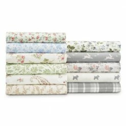 Best Sale 🔔 Best Sale ✨ Lilian 4-Piece Pastel Red Floral 300-Thread Count Sateen Queen Sheet Set by Laura Ashley 🧨 🔔 -Becky Cameron Shop laura ashley sheet sets ushsa01035480 4f 1000