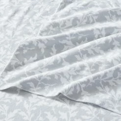 Deals 🧨 Deals 🤩 Crestwood 4-Piece Pastel Gray Floral Flannel King Sheet Set by Laura Ashley 💯 🌟 -Becky Cameron Shop laura ashley sheet sets ushsa01065720 4f 1000