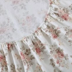 Discount 🤩 New 💯 Lisalee 4-Piece Pink Floral Brushed Cotton Flannel King Sheet Set by Laura Ashley ❤️ 🔥 -Becky Cameron Shop laura ashley sheet sets ushsa01164679 44 1000