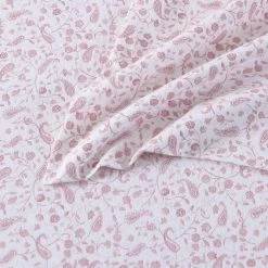 Deals 😍 Brand new 🤩 Paisley Prance Flannel 4-Piece Red Cotton Queen Sheet Set by Laura Ashley 🌟 ✔️ -Becky Cameron Shop laura ashley sheet sets ushsa01176155 1f 1000