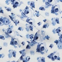 Best reviews of 😍 Budget 🧨 Emelisa Flannel 4-Piece Blue Floral Cotton Queen Sheet Set by Laura Ashley 🧨 👍 -Becky Cameron Shop laura ashley sheet sets ushsa01176159 4f 1000