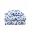 Best reviews of 😍 Budget 🧨 Emelisa Flannel 4-Piece Blue Floral Cotton Queen Sheet Set by Laura Ashley 🧨 👍