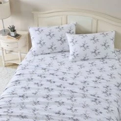 Top 10 ๐ Promo ๐ Jessika Flannel 4-Piece Purple Floral Cotton Queen Sheet Set by Laura Ashley ๐ ๐ฅฐ 13 Top 10 ๐ Promo ๐ Jessika Flannel 4-Piece Purple Floral Cotton Queen Sheet Set by Laura Ashley ๐ ๐ฅฐ -Becky Cameron Shop laura ashley sheet sets ushsa01176163 31 1000
