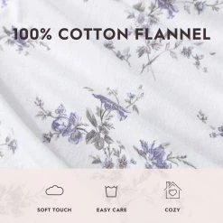 Top 10 ๐ Promo ๐ Jessika Flannel 4-Piece Purple Floral Cotton Queen Sheet Set by Laura Ashley ๐ ๐ฅฐ 11 Top 10 ๐ Promo ๐ Jessika Flannel 4-Piece Purple Floral Cotton Queen Sheet Set by Laura Ashley ๐ ๐ฅฐ -Becky Cameron Shop laura ashley sheet sets ushsa01176163 44 1000
