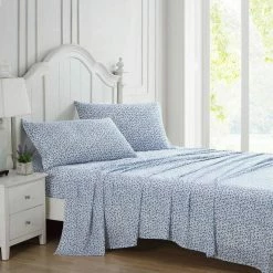 Wholesale ๐งจ Promo ๐ Lavange Vine 4-Piece Blue Cotton Queen Sheet Set by Laura Ashley ๐ฏ ๐ฏ 11 Wholesale ๐งจ Promo ๐ Lavange Vine 4-Piece Blue Cotton Queen Sheet Set by Laura Ashley ๐ฏ ๐ฏ -Becky Cameron Shop laura ashley sheet sets ushsa01190475 31 1000