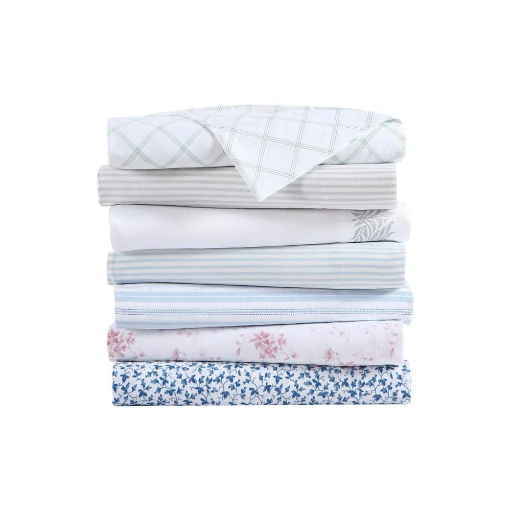 Wholesale ๐งจ Promo ๐ Lavange Vine 4-Piece Blue Cotton Queen Sheet Set by Laura Ashley ๐ฏ ๐ฏ 5 Wholesale ๐งจ Promo ๐ Lavange Vine 4-Piece Blue Cotton Queen Sheet Set by Laura Ashley ๐ฏ ๐ฏ - Image 5