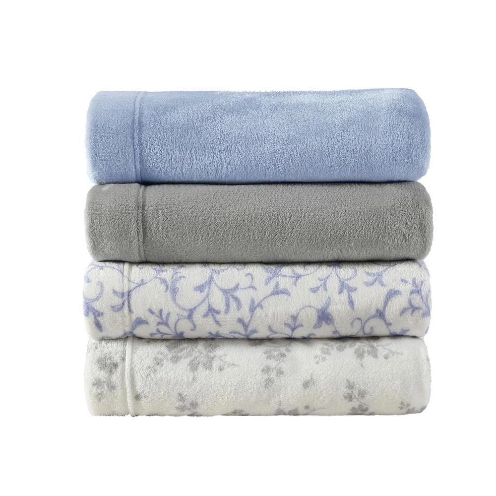 Best reviews of โ๏ธ Best Pirce โค๏ธ Annas Scroll 4-Piece Blue Plush Fleece Microfiber Queen Sheet Set by Laura Ashley ๐ ๐ 5 Best reviews of โ๏ธ Best Pirce โค๏ธ Annas Scroll 4-Piece Blue Plush Fleece Microfiber Queen Sheet Set by Laura Ashley ๐ ๐ - Image 5