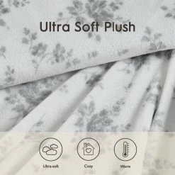 Best Pirce ๐งจ Flash Sale ๐ Rachel 4-Piece Gray Plush Fleece Microfiber Queen Sheet Set by Laura Ashley ๐ ๐ 12 Best Pirce ๐งจ Flash Sale ๐ Rachel 4-Piece Gray Plush Fleece Microfiber Queen Sheet Set by Laura Ashley ๐ ๐ -Becky Cameron Shop laura ashley sheet sets ushsa01196138 44 1000