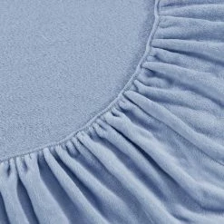 Best Pirce 😀 Best Sale 🎁 LA Solid 4-Piece Blue Plush Fleece Microfiber Queen Sheet Set by Laura Ashley 😀 🎁 -Becky Cameron Shop laura ashley sheet sets ushsa01196143 1f 1000