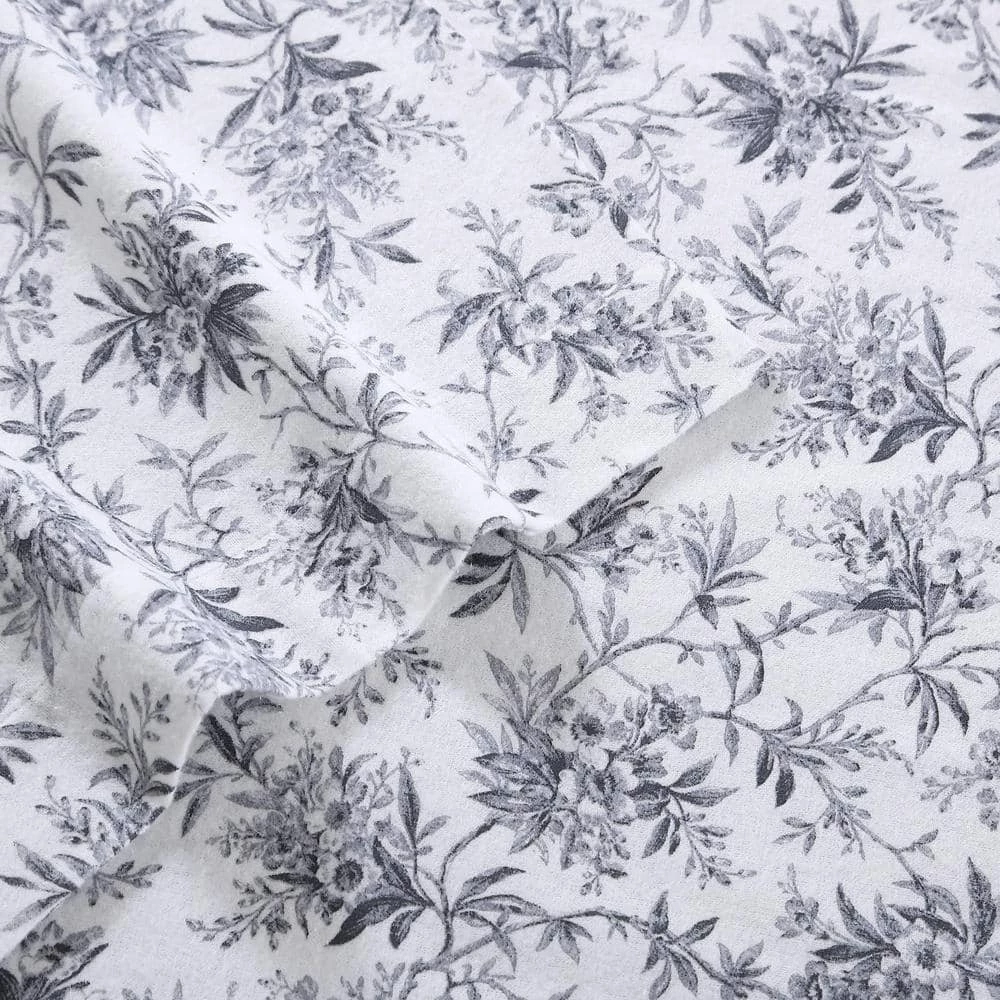 Brand new ๐งจ Wholesale ๐ Faye Toile 3-Piece Black Cotton Flannel Twin Sheet Set by Laura Ashley ๐ฅฐ โ 2 Brand new ๐งจ Wholesale ๐ Faye Toile 3-Piece Black Cotton Flannel Twin Sheet Set by Laura Ashley ๐ฅฐ โ - Image 2