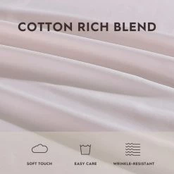 Buy ๐ Deals ๐ LA Solid 4-Piece Pink Cotton Blend King Sheet Set by Laura Ashley ๐ ๐ 11 Buy ๐ Deals ๐ LA Solid 4-Piece Pink Cotton Blend King Sheet Set by Laura Ashley ๐ ๐ -Becky Cameron Shop laura ashley sheet sets ushsa01235411 1f 1000