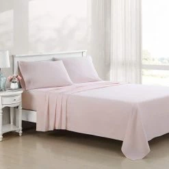 Buy ๐ Deals ๐ LA Solid 4-Piece Pink Cotton Blend King Sheet Set by Laura Ashley ๐ ๐ 15 Buy ๐ Deals ๐ LA Solid 4-Piece Pink Cotton Blend King Sheet Set by Laura Ashley ๐ ๐ -Becky Cameron Shop laura ashley sheet sets ushsa01235411 31 1000