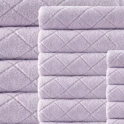 Discount ❤️ Buy ⌛ Gracious 16-Pieces Lilac Turkish cotton Towel Set by Enchante Home 😍 ⌛ 5 Discount ❤️ Buy ⌛ Gracious 16-Pieces Lilac Turkish cotton Towel Set by Enchante Home 😍 ⌛ -Becky Cameron Shop lilac enchante home bath towels graciolilac16 4f 1000