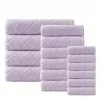 Discount ❤️ Buy ⌛ Gracious 16-Pieces Lilac Turkish cotton Towel Set by Enchante Home 😍 ⌛