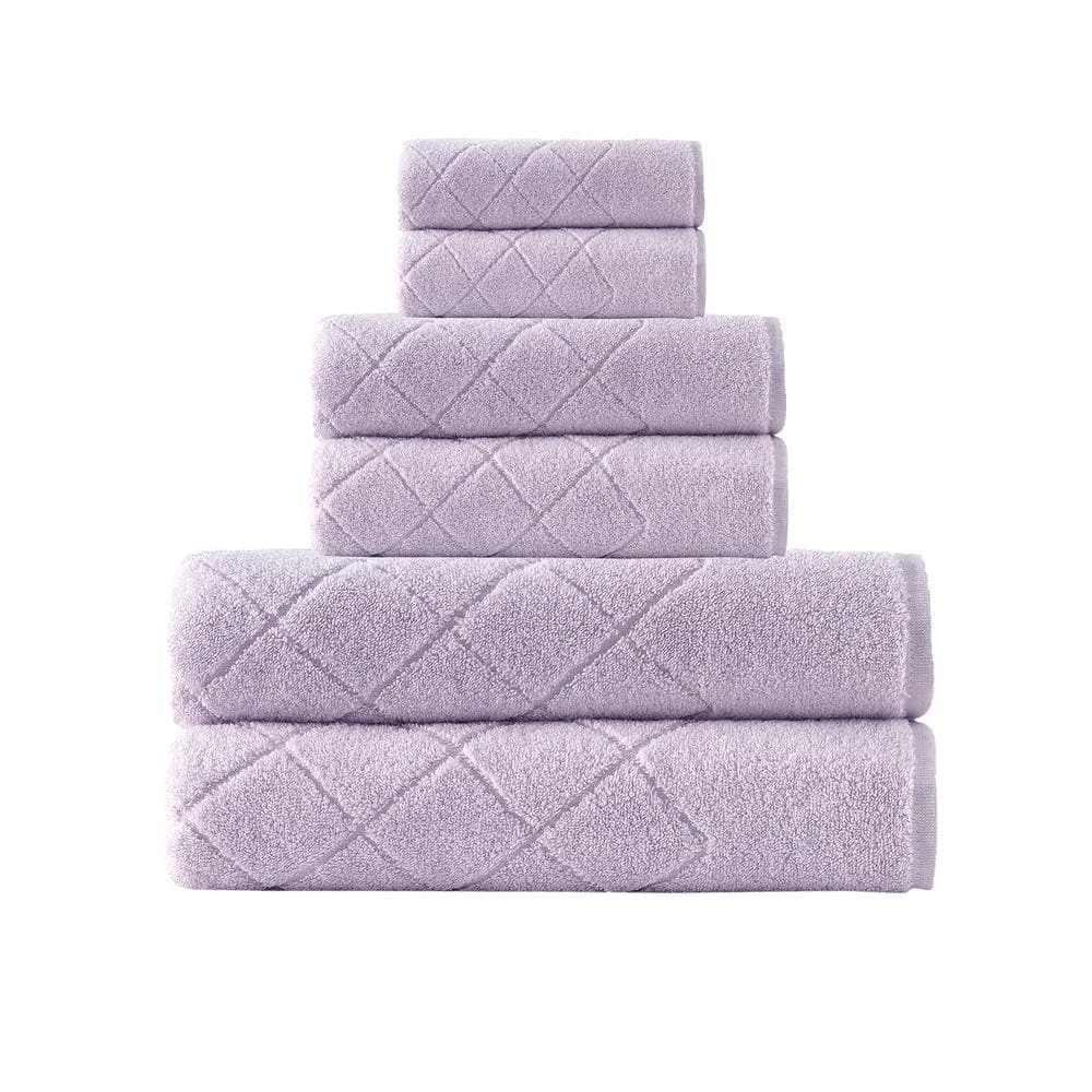 Buy ๐ Budget ๐ Gracious 6-Pieces Lilac Turkish Cotton Towel Set by Enchante Home ๐ ๐ฏ 1 Buy ๐ Budget ๐ Gracious 6-Pieces Lilac Turkish Cotton Towel Set by Enchante Home ๐ ๐ฏ